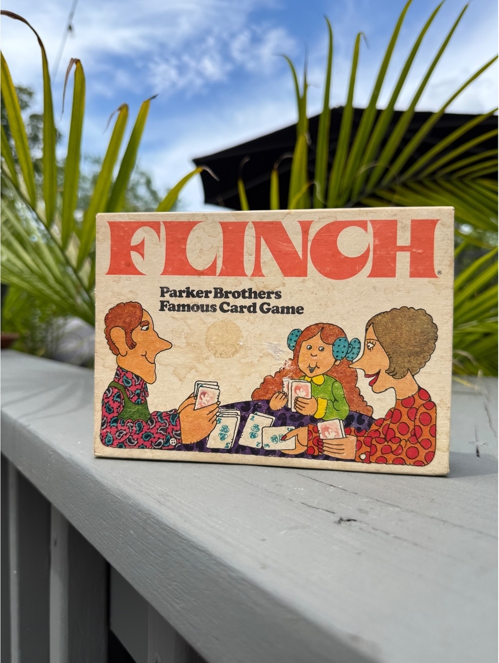 Vintage 1976 Parker Brothers Flinch Card Game